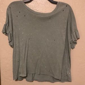 Light Holes and splattered bleach shirt